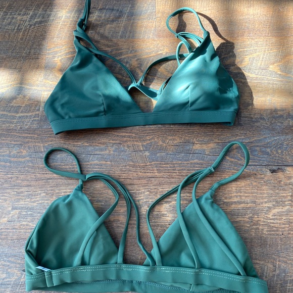 Zaful Strappy Back Swim Top - Picture 5 of 5